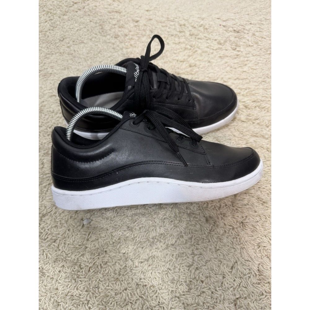 Allbirds PP Plant Pacer Black Vegan Leather Low-Top Lace-Up Sneaker Shoe Size 10